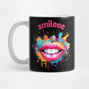 Smile Shirt, A Positive Mood, Smiley Snows, Sweet T-shirt, Happy Shirt Mug